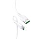 USB кабель Hoco X33, USB тип-C, USB тип-A, 100 см, 5 А, белый, VOOC, #6931474706126 Превью 1