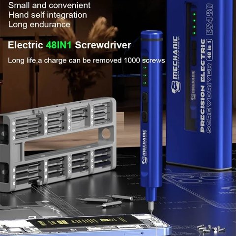 Беспроводная электрическая отвертка Mechanic ES480, 48 in 1 Превью 5