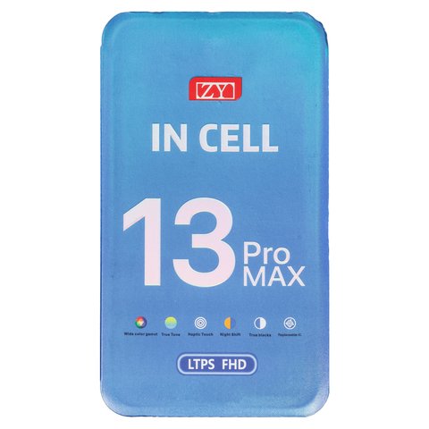 Дисплей для iPhone 13 Pro Max, черный, с рамкой, Copy, (TFT) ZY, LTPS FHD Превью 1