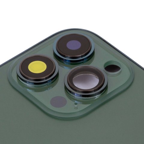 Housing compatible with iPhone 13 Pro Max, (green, with SIM card holders, with side buttons, alpine green) Preview 1