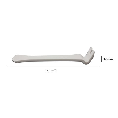 Car Trim Removal Tool with Angled "U" Notch Blade (Polyurethane, 195×32 mm) Preview 1