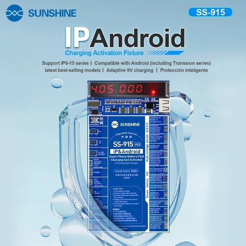 Battery Activation Cable Sunshine SS-915 V9.0, (battery activation board, iphone 6 - 15 pro max / samsung / huawei / xiaomi) Preview 1