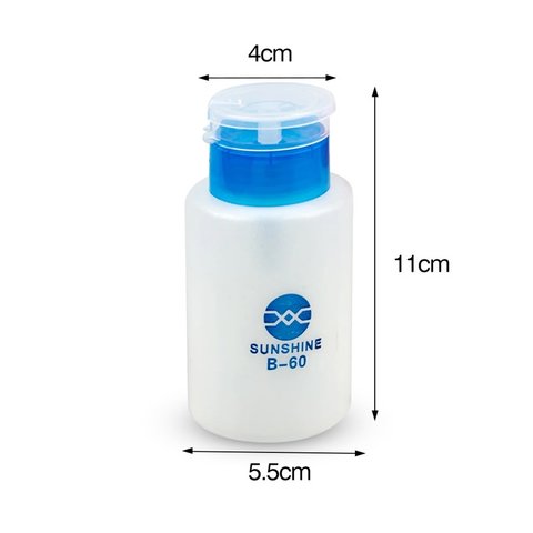 Liquid Dispenser Bottle Sunshine B-60, (200 ml, for alcohol, red) Preview 2