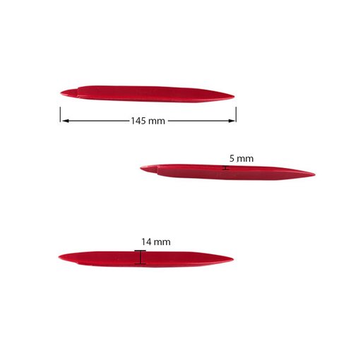 Herramienta para tapicería con puntas agudas (poliuretano, 145×14 mm) Vista previa  1