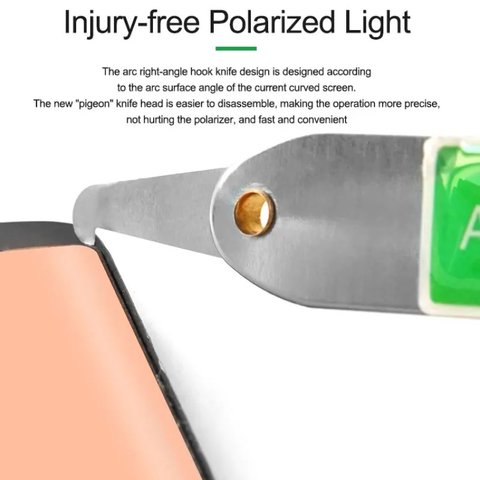 Herramienta para levantar pantalla, cristal táctil RELIFE  RL-060A, espátula metálica Vista previa  1