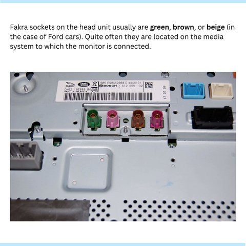 Універсальний кабель для під'єднання відео та камер Fakra-RCA Прев'ю 2