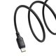 USB кабель Baseus Silky, 2xUSB тип-C, 100 см, 100 Вт, чорний, силіконовий, #P10377704113-00 Прев'ю 1
