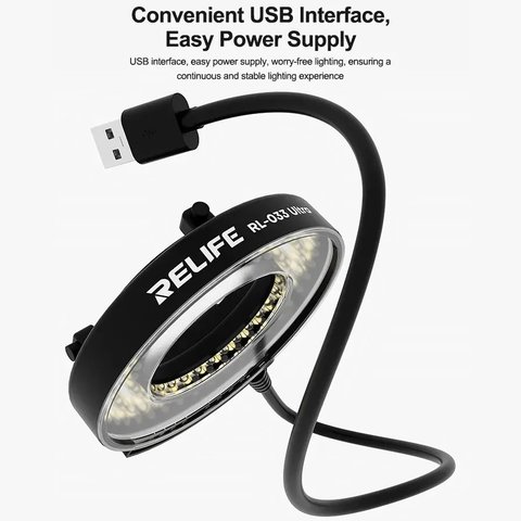 Подсветка для микроскопа RELIFE RL-033 Ultra, диодное, 105 LED Превью 5