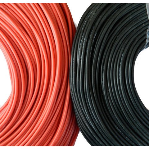 Провод в силиконовой изоляции 24AWG, 0,2 мм², 1 м, красный Превью 1