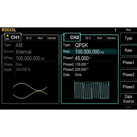 Универсальный генератор сигналов RIGOL DG4062