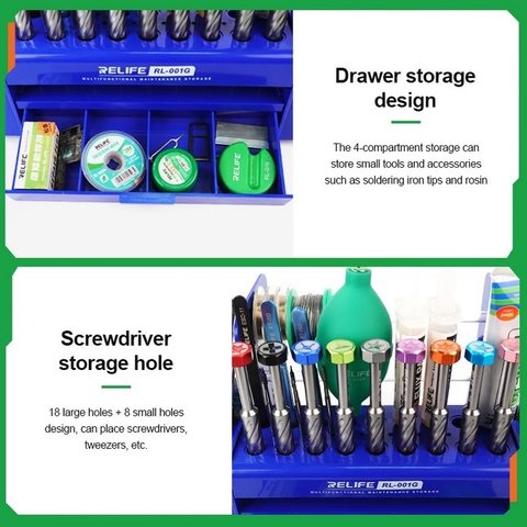 Органайзер RELIFE RL-001G, пластик, 255x170x160mm Превью 2