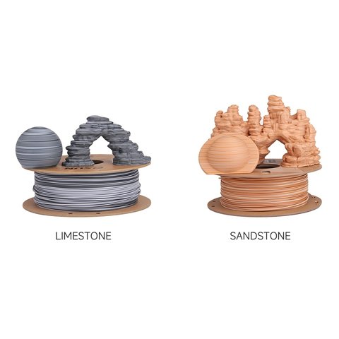 Філамент для 3D-принтера eSUN PLA-Rock Limestone, 1 кг Прев'ю 5